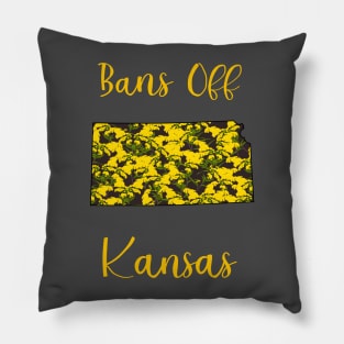 Bans Off Kansas Pillow