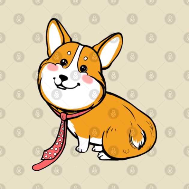 Corgi dog by kdegtiareva