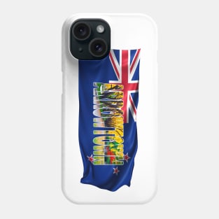 ARROWTOWN - Autumn New Zealand with Flag Phone Case