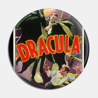 Dracula Movie Poster Pin