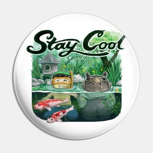 Stay Cool in the Koi Pond Pin