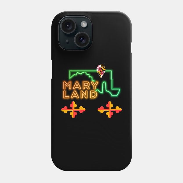 MARYLAND STATE DESIGN Phone Case by The C.O.B. Store