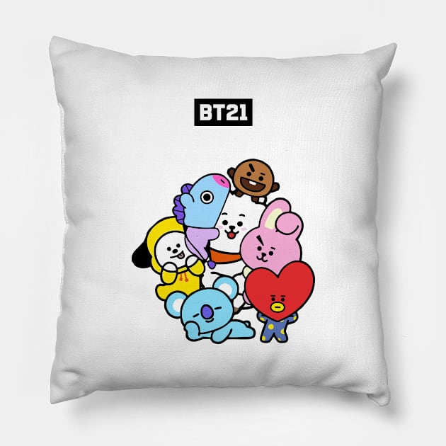 BTS MERCH SHOP, 16 Bangtan Boys Pillow Cushion Cover