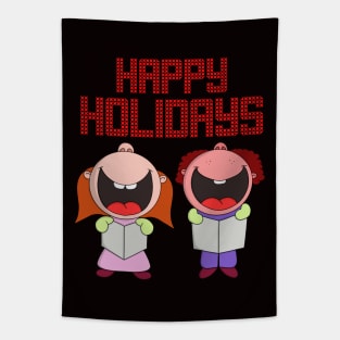 Happy Holidays Tapestry