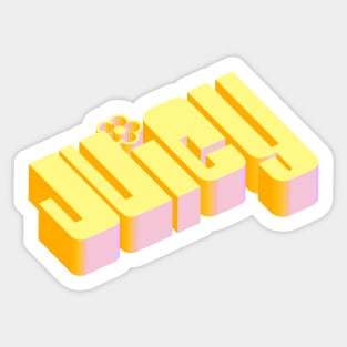 Juicy Sticker for Sale by Lukish