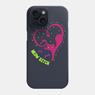 Cat Tail heart Phone Case