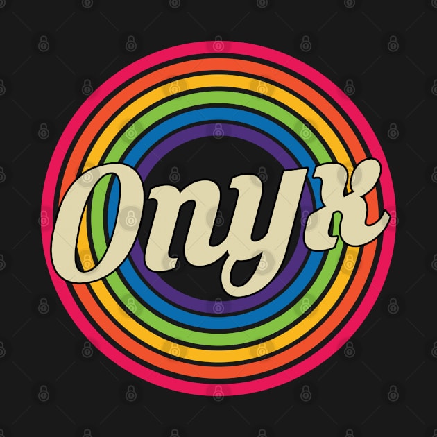 Onyx - Retro Rainbow Style by MaydenArt