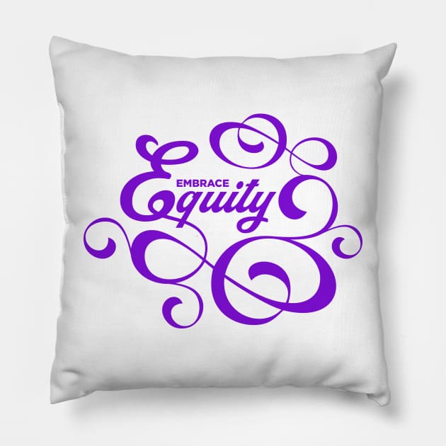 Embrace equity 2023, International women's day Pillow by Rajsupal