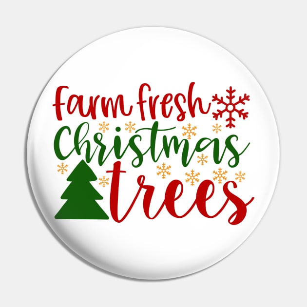 Farm Fresh Christmas Tree Pin by nikobabin