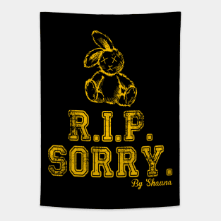 R.I.P. Sorry by Shauna - Rabbit Tapestry