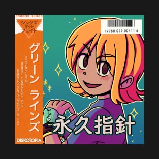 vaporwave anime aesthetic girl nami T-Shirt