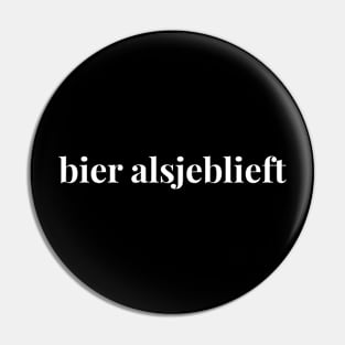 Bier alsjeblieft Pin