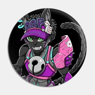 Sprinkles: The Robot Cat Girl Pin