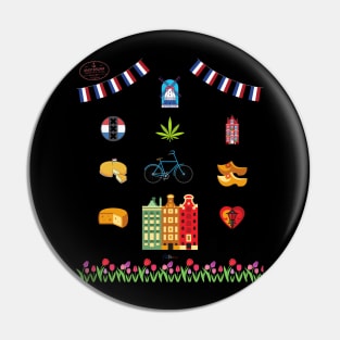 Netherlands lover , Nederland, Holland Pin