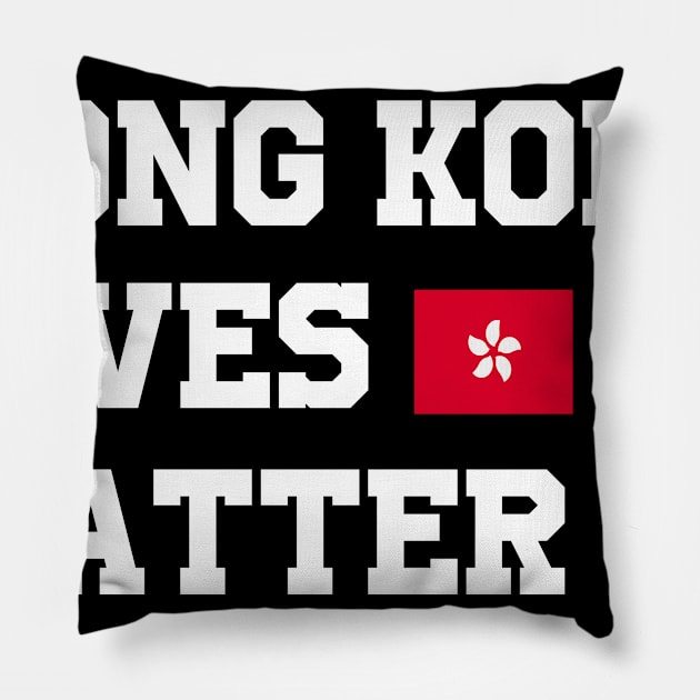 Hong Kong Lives Matter Pillow by johnnie2749