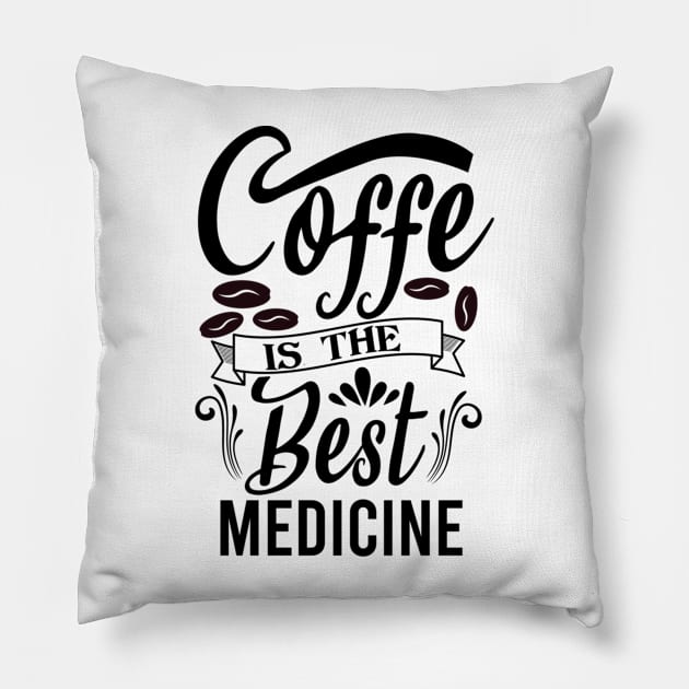 Are You Brewing Coffee For Me - Coffee is the Best Medicine Pillow by engmaidlao