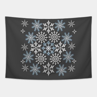 Ice Crystal Illustration Design Tapestry