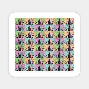 Rainbow Fronds Magnet