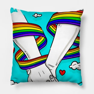 holding hands Pillow