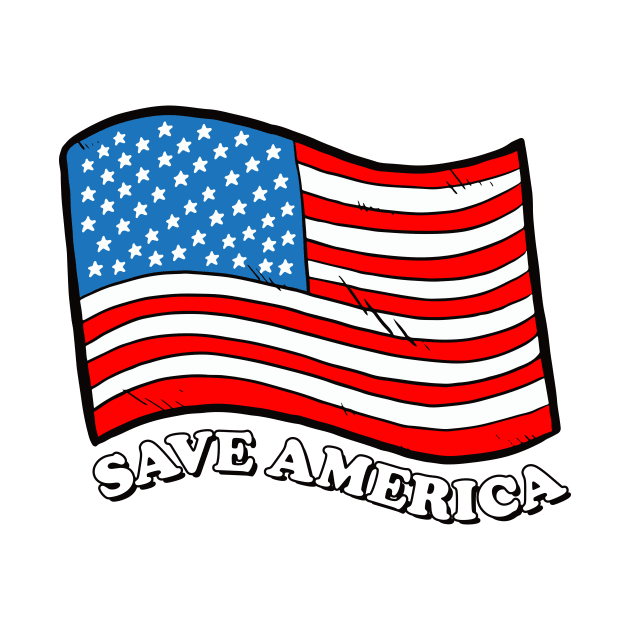 Save America by Baddest Shirt Co.