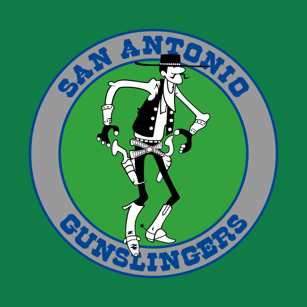 San Antonio Gunslingers Logo by Hirschof