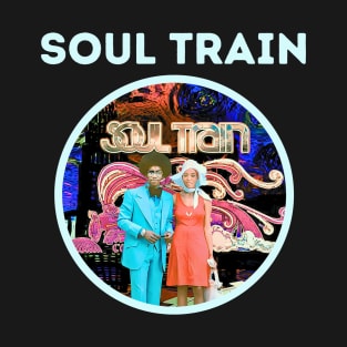 soul train || 80s blue T-Shirt