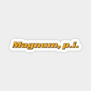 Magnum Title Emblem Magnet