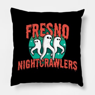 Fresno Nightcrawlers - Haunted Walking Pants Retro Cryptid Pillow