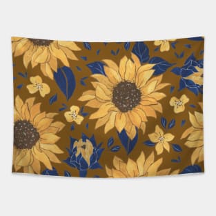 Flowers painting Art Tapestry