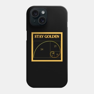 Stay Golden- art is fun Phone Case