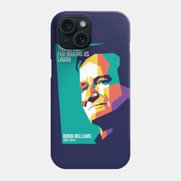 In Memoriam Robin Williams Phone Case by pentaShop