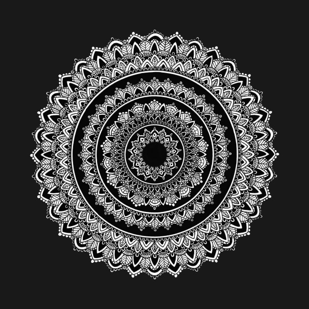 Monochrome Mandala by CatherineBuggins