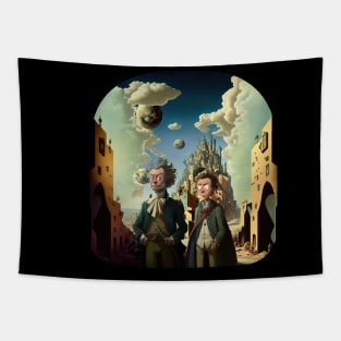 Richard and Mortimer, a Dapper Duo v2 (no text) Tapestry