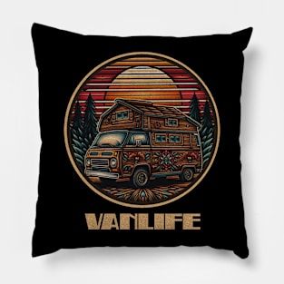 Cabin home  on wheels Pillow