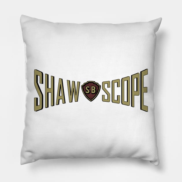 Shaw Scope Pillow by Doc Multiverse Designs