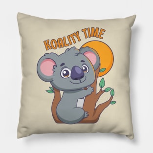 Koality time pun Pillow