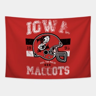 IOWA MAGGOTS (RED) Tapestry