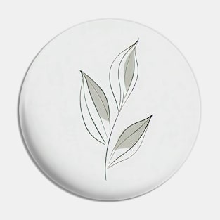 minimal leaves design Pin