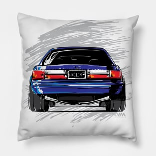 Notch Fox Body Ford Mustang Pillow