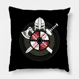 viking warrior Pillow