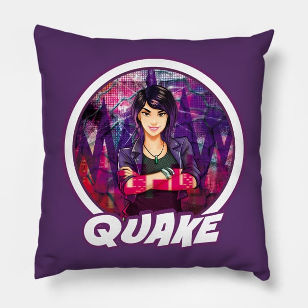 Quake (Marvel Rising) Pillow by DaisyTheQuake