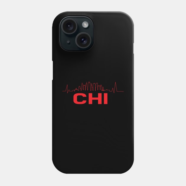 City Beats Chicago Phone Case by Bored Imagination Pop Art Absurdities 