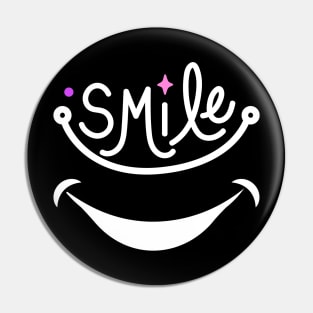 Smile Happy Smiling Face Positive Vibe Spreading Big Smile Pin