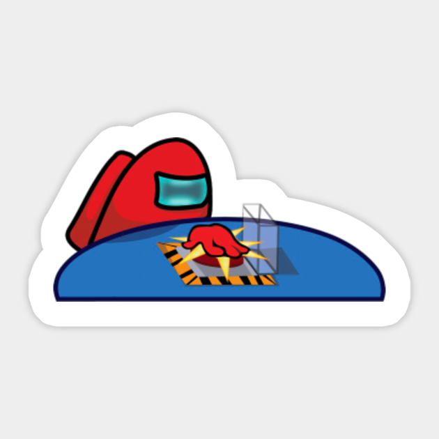 Among Us Emergency Meeting Among Us Sticker Teepublic