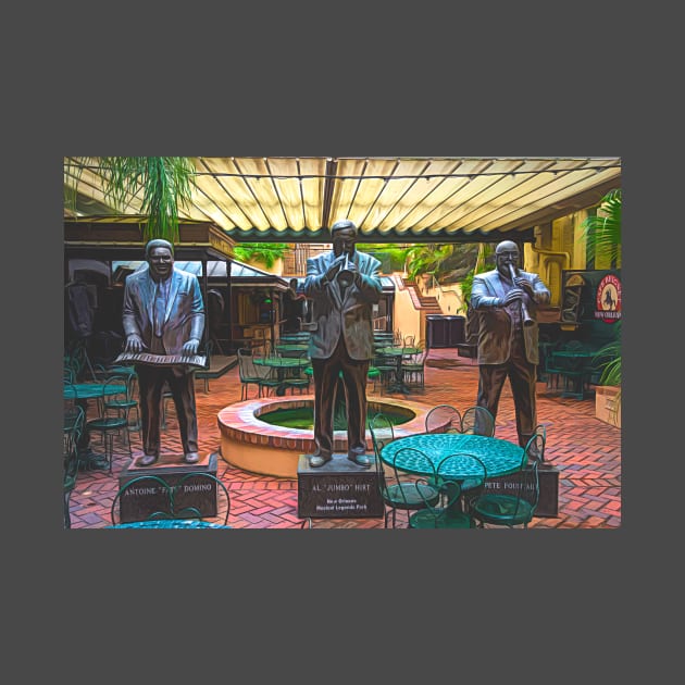 Musical Legends Park On Bourbon Street NOLA by Debra Martz