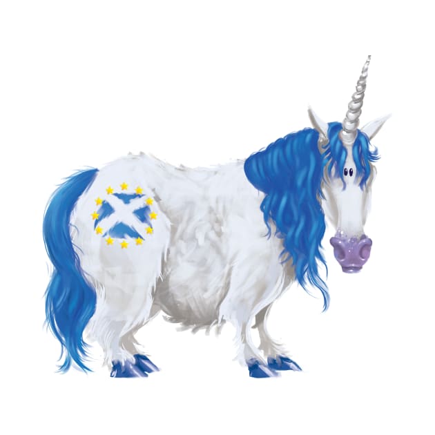 EUnicorn & Saltire by Rowena Aitken