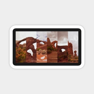 Arches National Park Collage Magnet