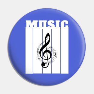 music lovers Pin