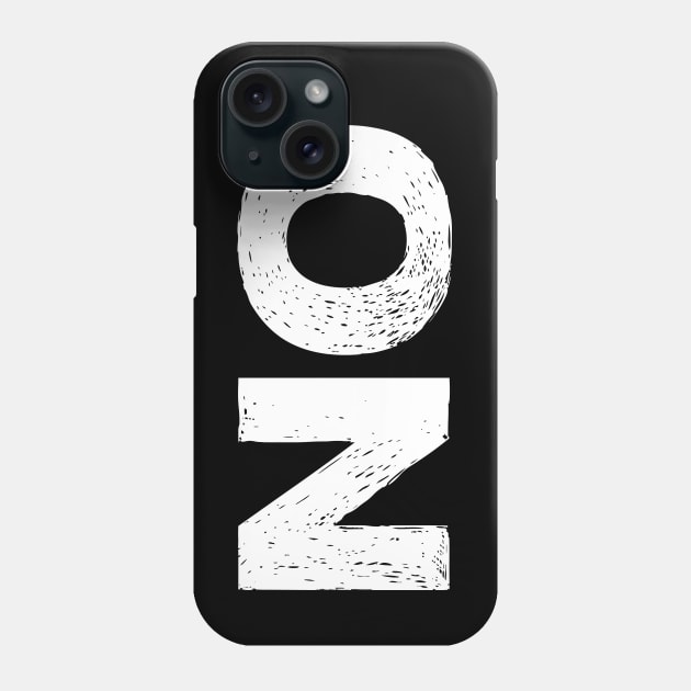 NO grungy white Phone Case by FOGSJ