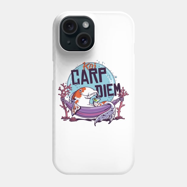 Carp diem Phone Case by Lupo